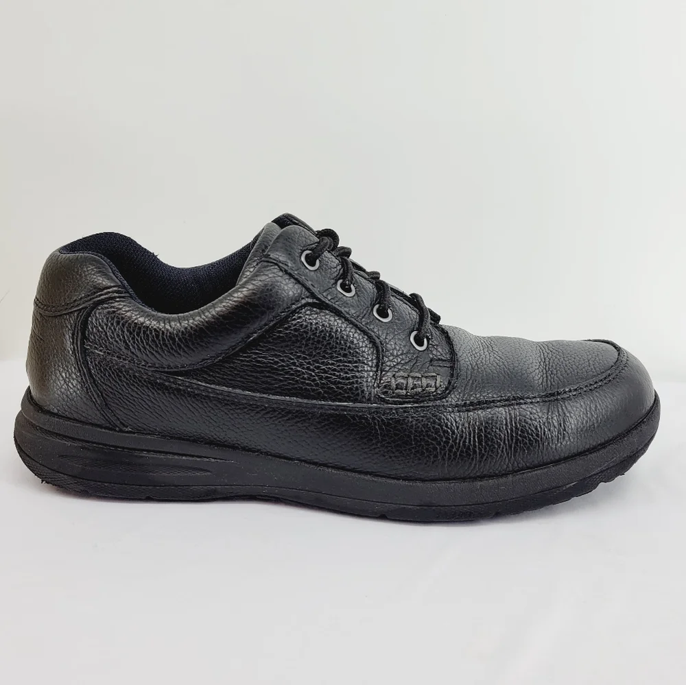 Nunn Bush Cam Moc Toe Oxford Black Leather Comfort Dress Shoe Men’s 12
